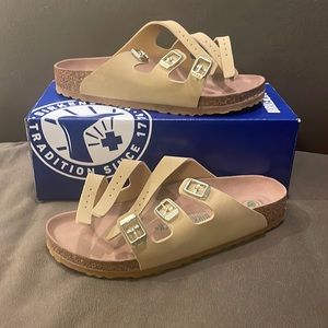 Birkenstock Florida fresh latte cream-